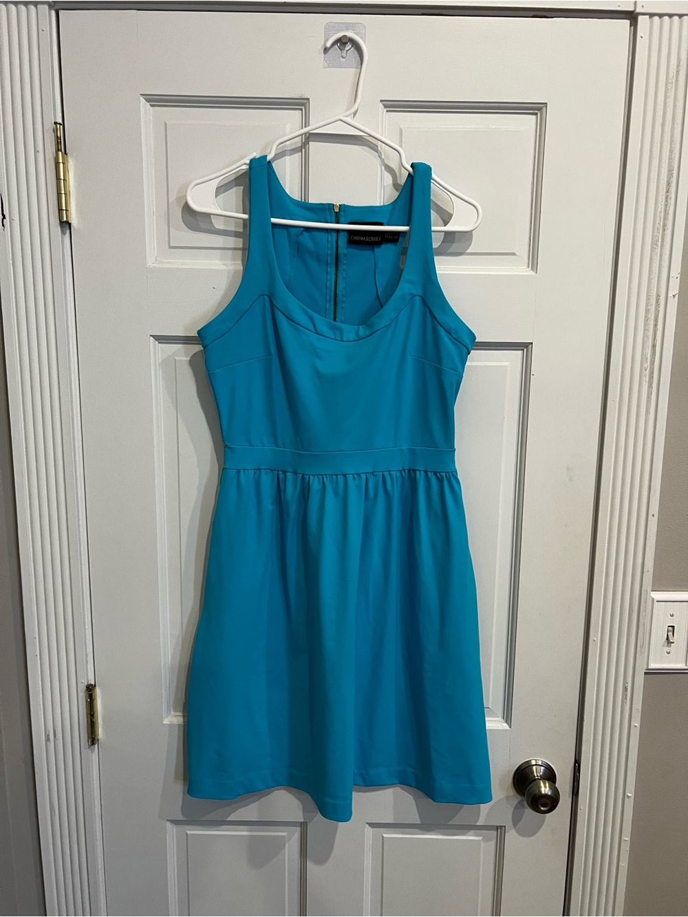 Cynthia Rowley Aquamarine Stretch Fit Dress with pockets Size M